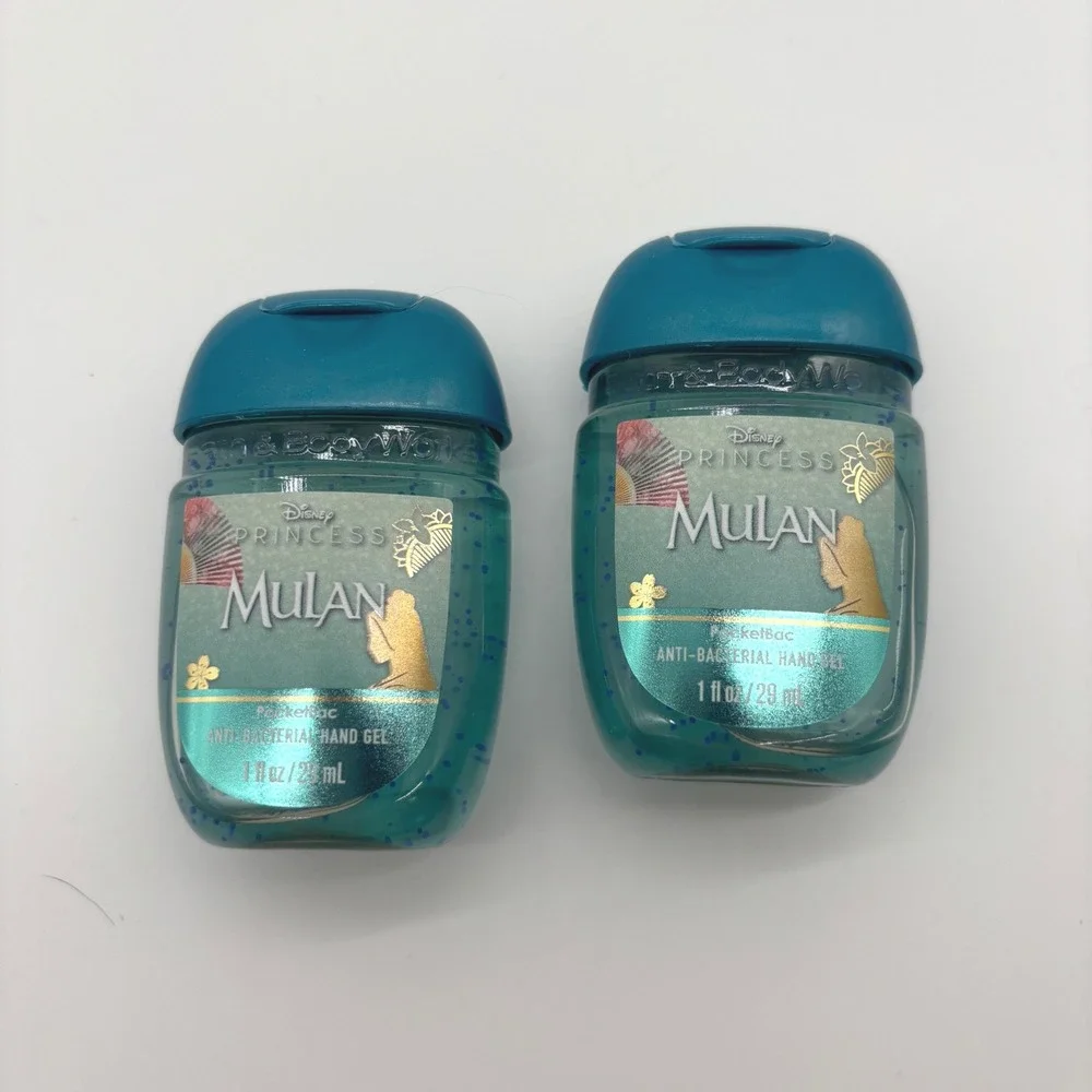 Bath & Body Works Disney Mulan PocketBac Hand Sanitizer 1 fl oz Blue 2pk